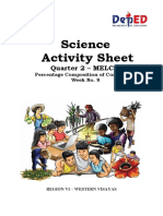 Science Activity Sheet: Quarter 2 - MELC 7