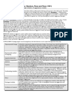 Developmental Psychology: Bandura, Ross and Ross (1961)