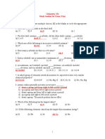 Chemistry 151 Study Session For Exam 3 Key