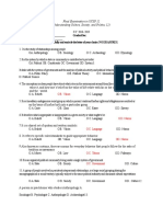 Name: - Grade&Sec: Date: - Score: - I. Read The Statements Below Carefully and Encircle The Letter of Your Choice. NO ERASURES