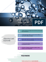 Polymers: Year 11 Revision