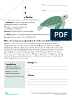 Metaphors Similes: Meet Tennyson The Turtle