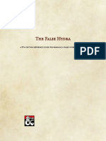 The False Hydra: A 5th Edition Reference Guide For Running A False Hydra Adventure