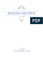 Baking Recipes