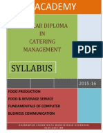 The Syllabus For 2015-2016 For Kukreja Institute