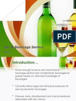 Bar & Beverage Service