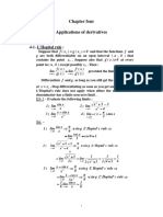 Chapter Four Applications of Derivatives: 4-1-L'Hopital Rule