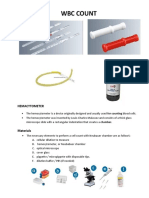 WBC Count: Hemacytometer