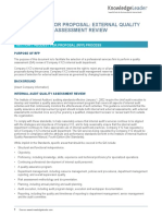 External Quality Assessment Review RFP