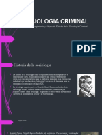 Sociologia Criminal