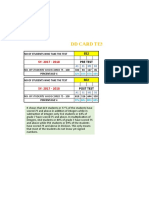 DD Card Test On Signed Numbers For Grade 7 Students