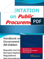 ORIENTATION On Govt Procurement