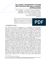 Intelligent Transport System Based On RFID and Multiagent Approaches2008IFIP International Federation For Information Processing