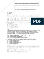 Chapter 10: Parenteral Administration: Safe Preparation of Parenteral Medications Test Bank