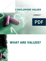 Lesson 7 Study of Philippine Values