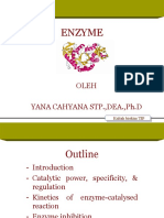 Enzyme: Oleh Yana Cahyana Stp.,Dea.,Ph.D