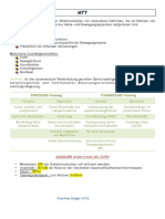 Statisches Training Dynamisches Training: Ausdauer (Nicht Lernen Für ZWPF)