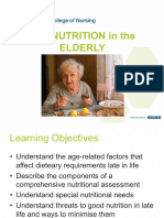 Malnutrition in Older Adults