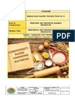 Final CBLM On Bread and Pastry Production