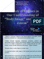 The Role of Culture in Our Understanding of "Body Image" and "Self-Esteem"