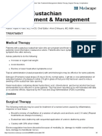 Patulous Eustachian Tube Treatment & Management - Medical Therapy, Surgical Therapy, Complications