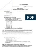 Activity No. 10 Factors Influencing Enzyme Action