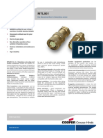 Live Disconnection in Hazardous Areas: Technical Datasheet Technical Datasheet