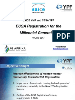 ECSA Registration For Millenials