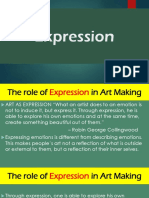 Role of EXPRESSION in Art Making