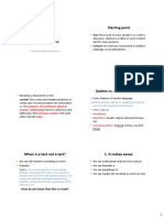 Written Discourse, Coherence and Cohesion