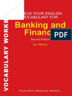 Check Your English Vocabulary For Banking and Finance
