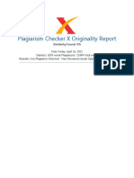 Plagiarism Checker X Originality Report: Similarity Found: 9%