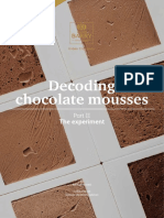 Decoding Chocolate Mousses: The Experiment