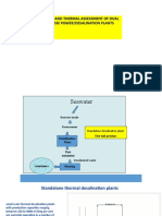 Type of and Thermal Assessment of Dual Purpose Power/Desalination Plants