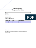 Responsibility Matrix Template - 01