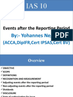 Events After The Reporting Period: By:-Yohannes Negatu