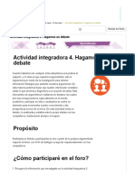 Actividad Integradora 4. Hagamos Un Debate