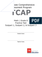 Math Grade 8 TCAP Practice Test