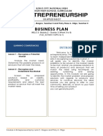 Entrepreneurship: Business Plan