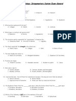 Integumentary System Test-General