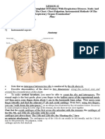 Plan:: Around The Circumference of The Chest