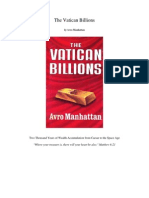 The Vatican Billions - Avro Manhattan