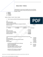 This Study Resource Was: Balance Sheet - Problems