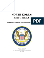 NORTH KOREA: EMP THREAT - North Korea's Capabilities For Electromagnetic Pulse (EMP) Attack