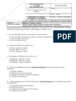 EVALUACION DE CIENCIAS Los Habitat