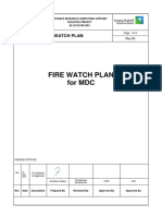 Fire Watch Plan For MDC