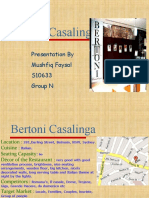 Bertoni Casalinga Presentation