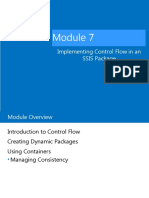 Implementing Control Flow in An SSIS Package