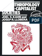 (Critical Social Studies) Joel S. Kahn, Josep R. Llobera (Eds.) - The Anthropology of Pre-Capitalist Societies-Macmillan Education UK (1981)