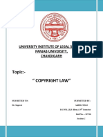 Topic:-: University Institute of Legal Studies, Panjab University, Chandigarh